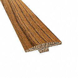 Prefinished Distressed Westport Oak Hardwood 1/4 in thick x 2 in wide x 78 in Length T-Molding